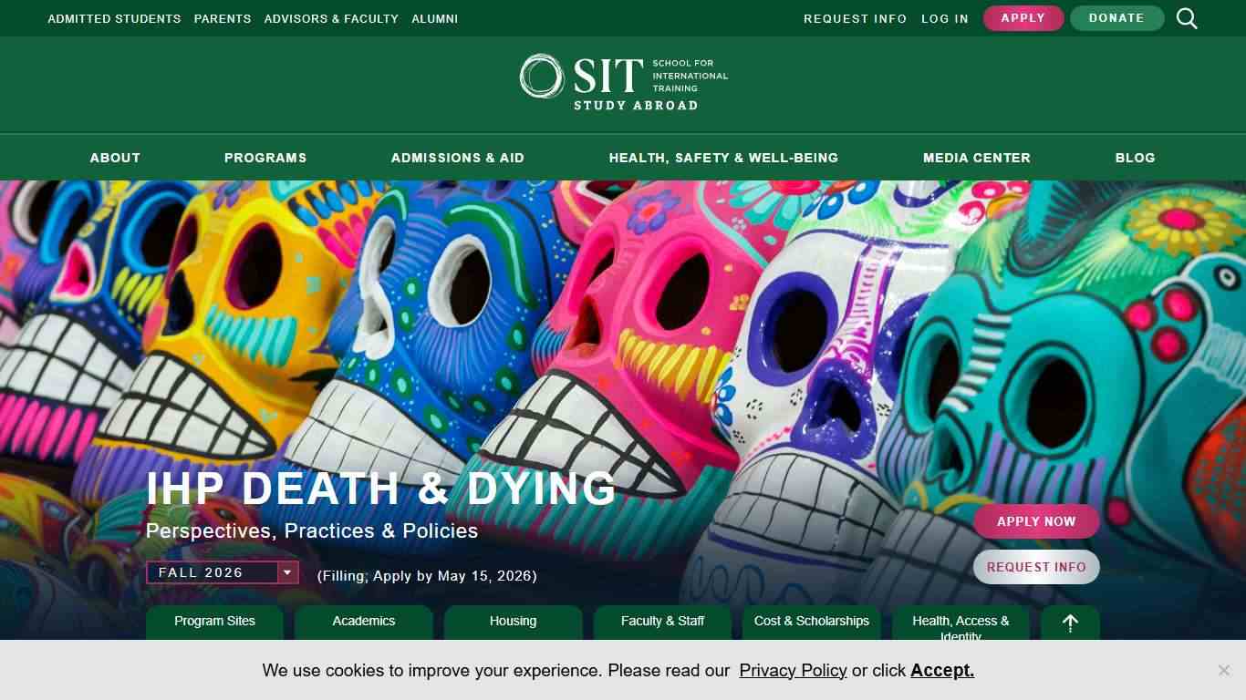 Fall 2026: IHP Death & Dying: Perspectives, Practices & Policies - SIT Study Abroad